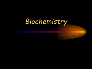 Organic Chemistry - Biology Junction