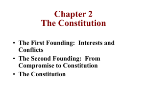 Chapter 3 The Founding and the Constitution