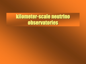 kilometer-scale neutrino observatories - IceCube