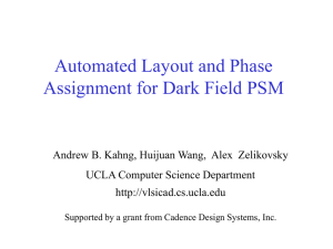 ppt - UCSD VLSI CAD Laboratory