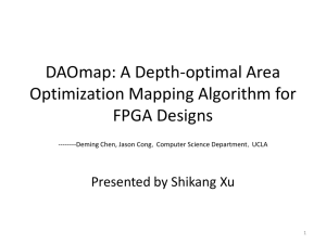 DAOmap: A Depth-optimal Area Optimization Mapping Algorithm for