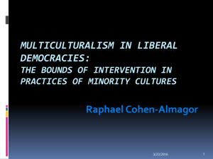 Multiculturalism in Liberal Democracies