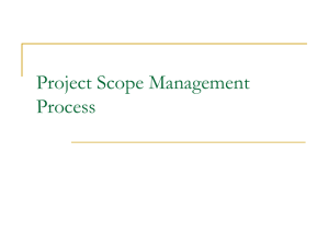 scope management plan