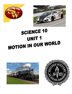 Motion Unit Booklet