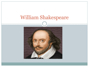 William Shakespeare - Madison County Schools