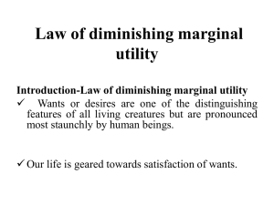 Law of diminishing marginal utility File