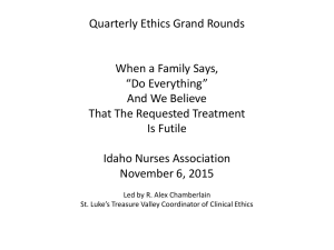 Alex Chamberlain - Idaho Nurses Association