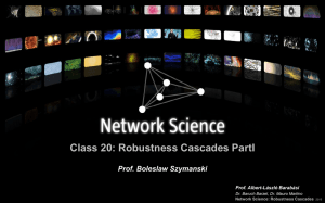 Network Robustness PartI