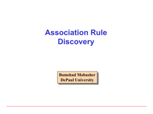Association Rule Mining
