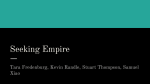 Seeking Empire - America - Discovery, Exploration, Settlement