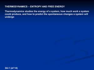 Thermo- dynamics