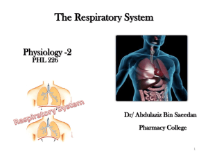 The Respiratory Membrane