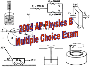 04a. 2004 AP Physics-B Multiple Choice
