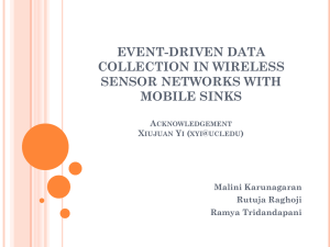 event-driven data collection in wireless sensor networks with mobile