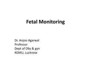 Fetal Monitoring [PPT]