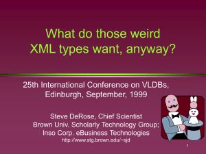 What do those weird XML types want, anyway?