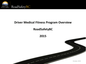 Driver Medical Fitness Program Overview PowerPoint Presentation