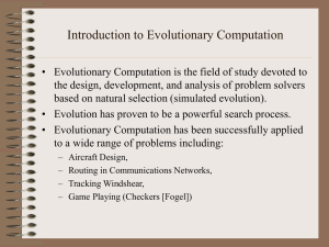 Evolutionary Computation