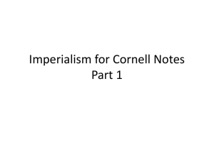 Imperialism ppt for CN Part 1