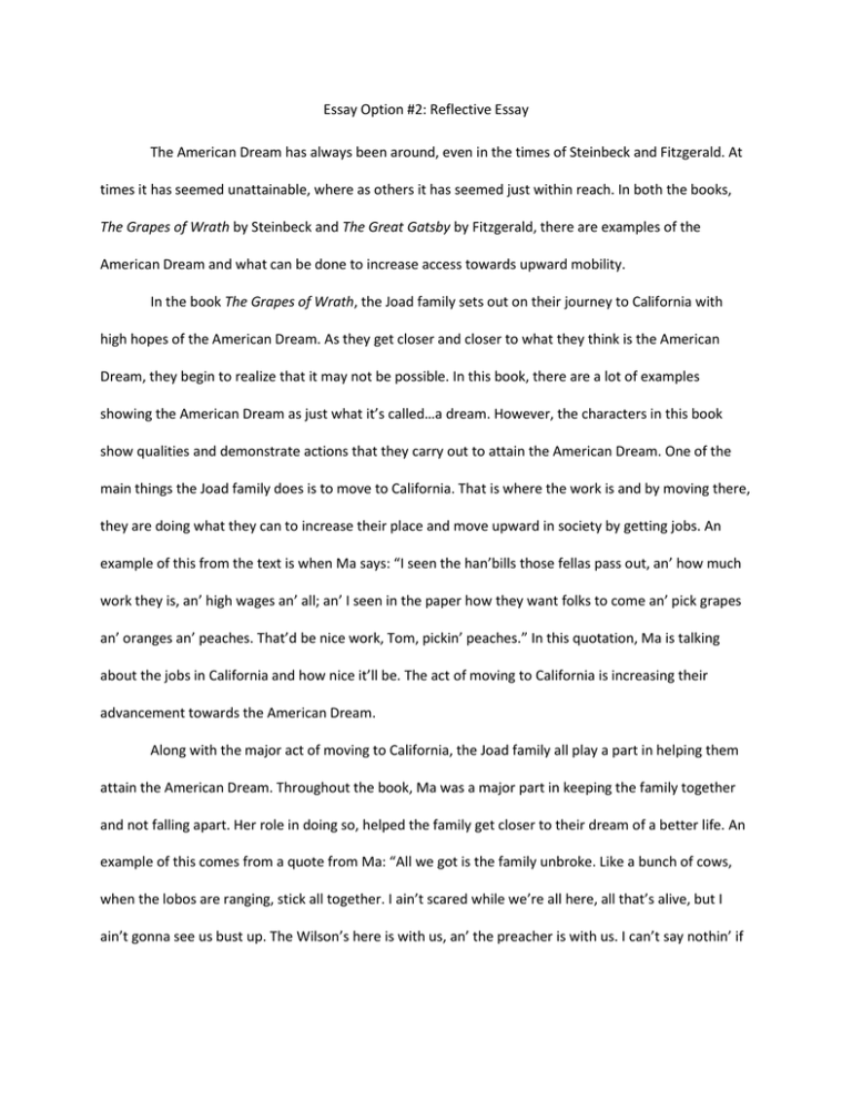 literary analysis essay example grapes of wrath