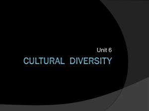 cultural Diversity