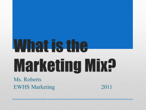 What is the Marketing Mix? ppt what_is_the_marketing_mix_ppt1