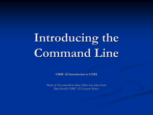 Introducing the Command Line