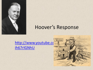 Hoover's Response