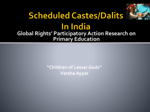 India - Dalits