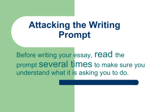 Attacking the Writing Prompt