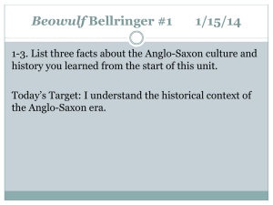 Beowulf Bellringer #2 10-13-09