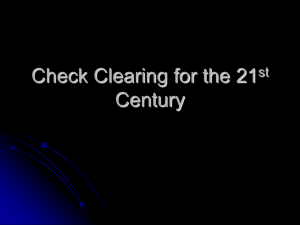 Check Clearing Explained