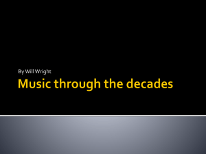 Music through the decades