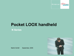 Pocket LOOX handheld - Thanatos @ trollprod.org