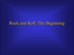 Rock and Roll: The Beginning