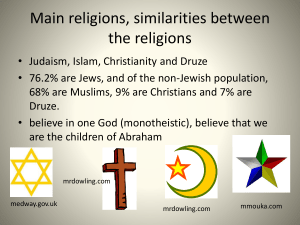 Main religions,