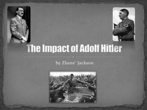 The Impact of Hitler