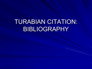 TURABIAN CITATION