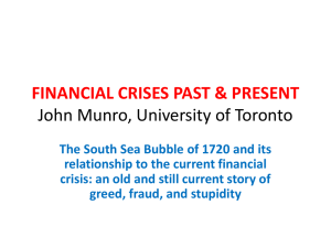 financial crises past & present