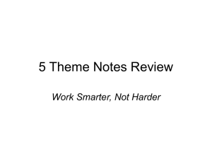 5 Theme Notes Review