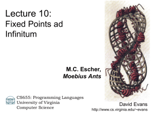 Lecture - University of Virginia