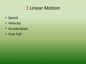 3 Linear Motion power point 10 11