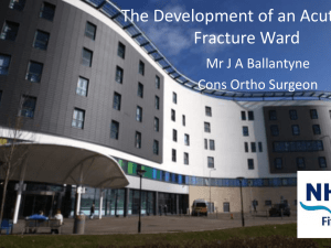Acute Hip Fracture Ward - NHS Fife