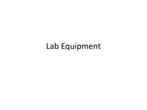 Lab Equipment - Ms Kim's Biology Class