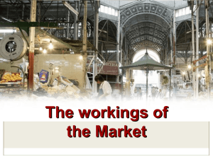 The workings of the Market