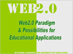 What is Web2.0? - The University of Hong Kong