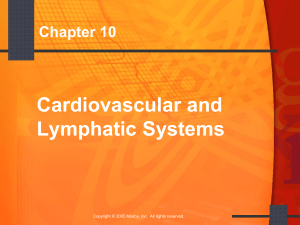 Objectives - Cardiovascular System