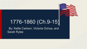 1776-1860 (Ch.9-15)