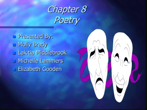 Chapter 8 Poetry