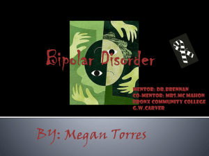 Bipolar Disorder - Harlem Children Society